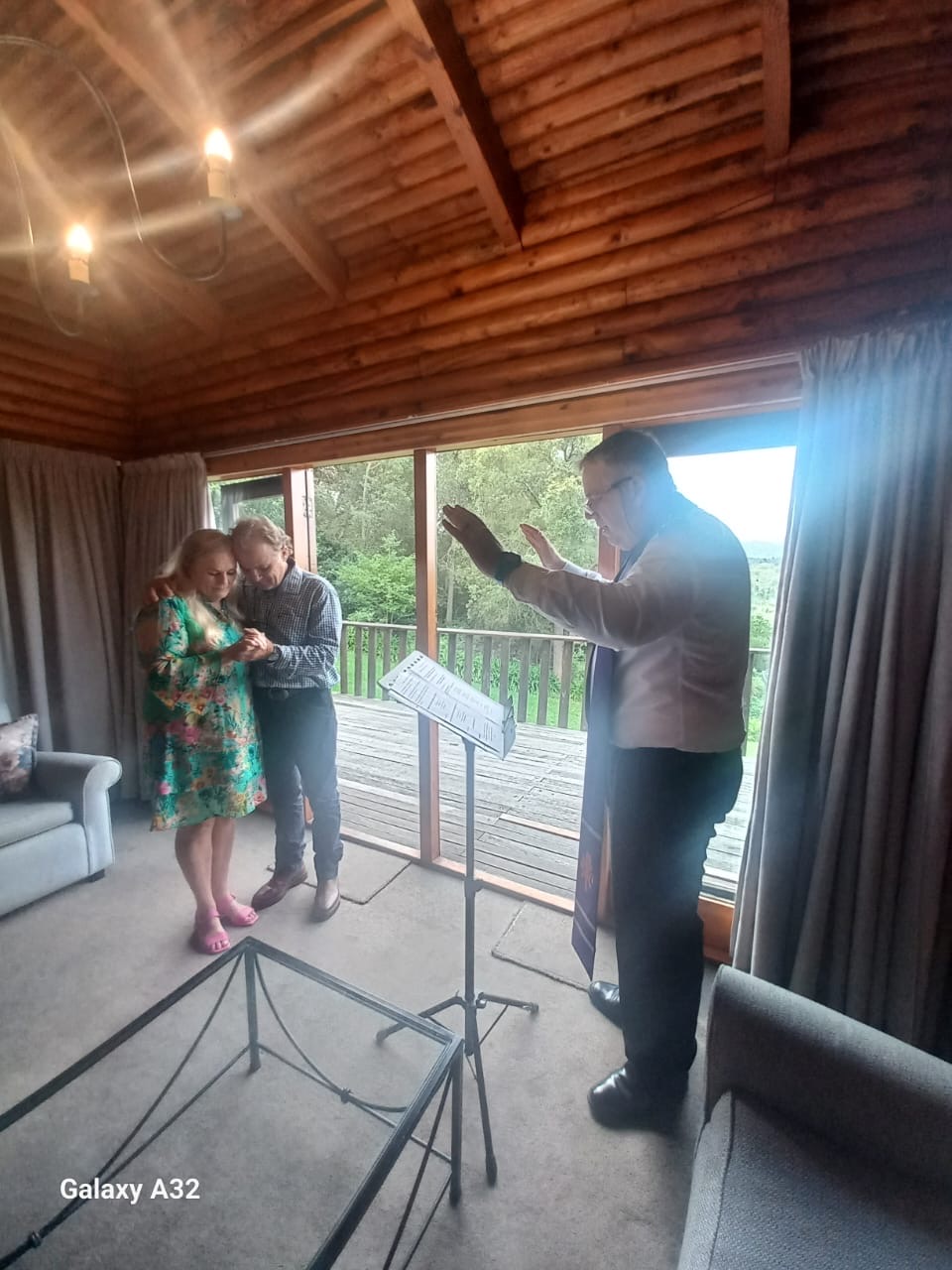 Wedding ceremony by Dr. Gerrit Rademeyer in Soekmekaar