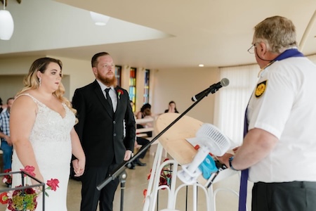 Wedding ceremony by Dr. Gerrit Rademeyer in Soekmekaar