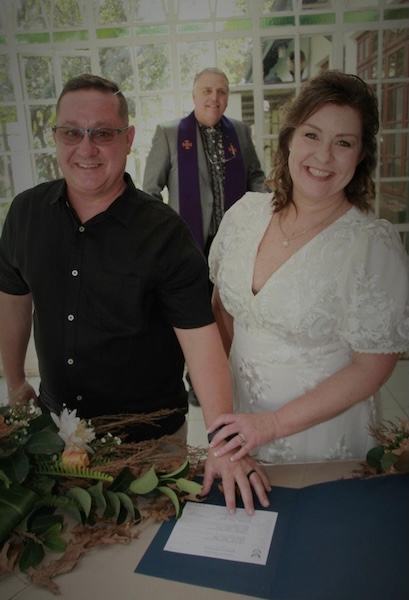Wedding ceremony by Dr. Gerrit Rademeyer in Soekmekaar