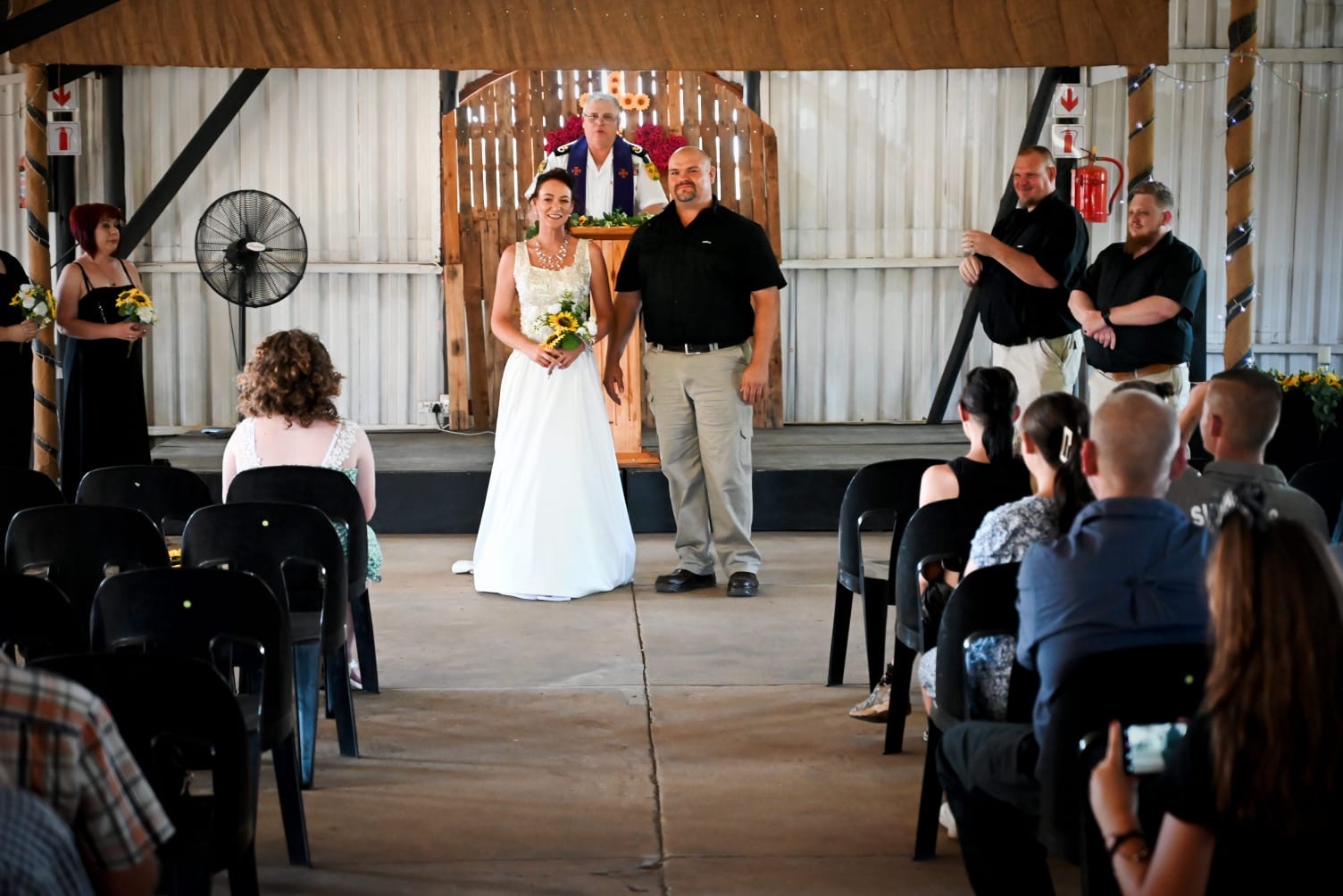 Wedding ceremony by Dr. Gerrit Rademeyer in Soekmekaar